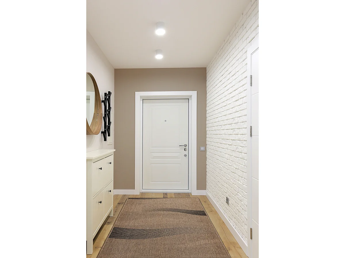 CHODNIK SIZAL FLOORLUX wzór 20212 coffee / black 120 cm 120x180 cm