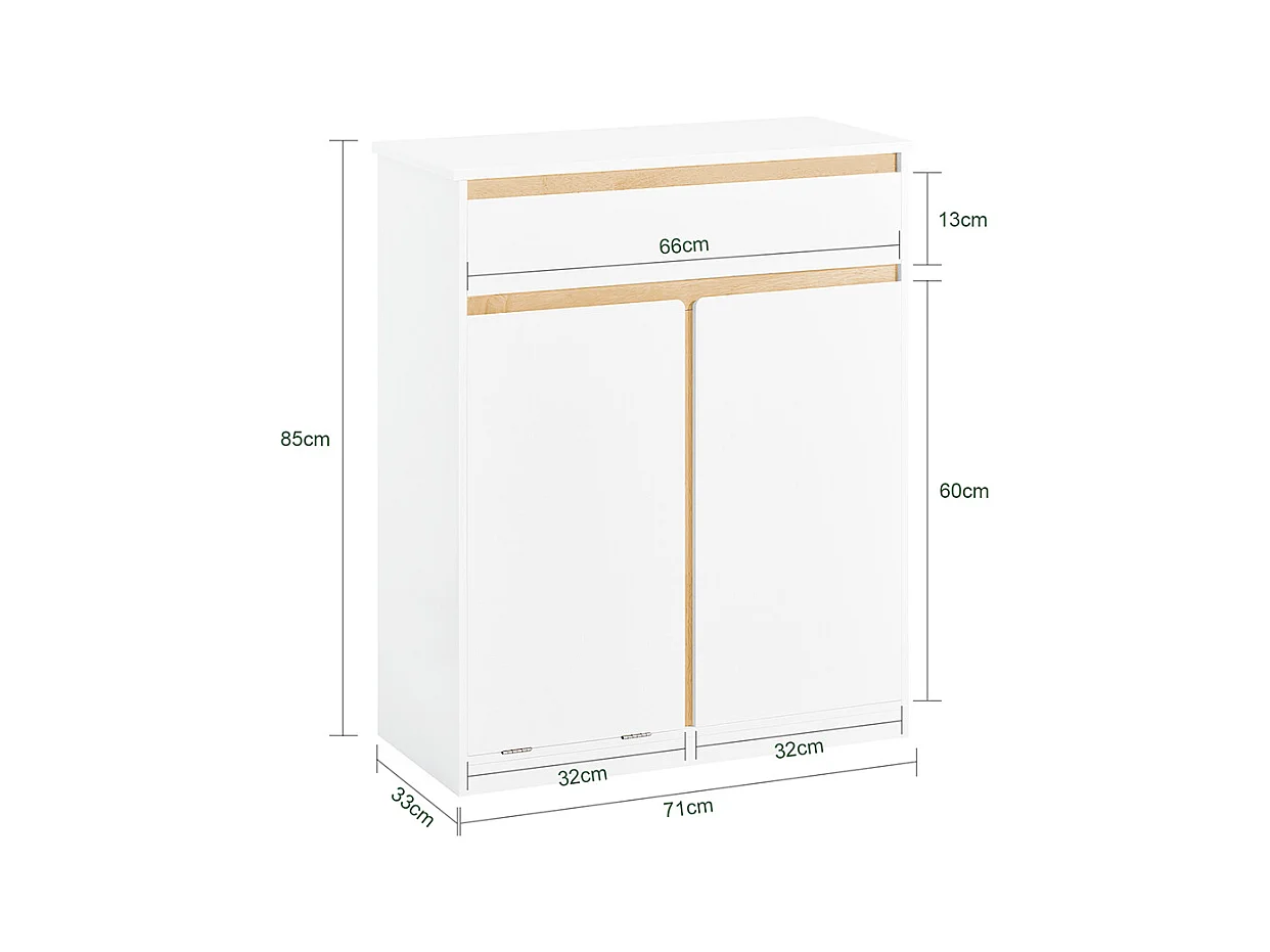 SoBuy Wäscheschrank BZR79-W