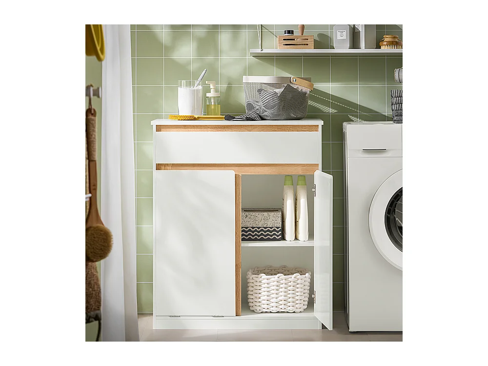 SoBuy Wäscheschrank BZR79-W