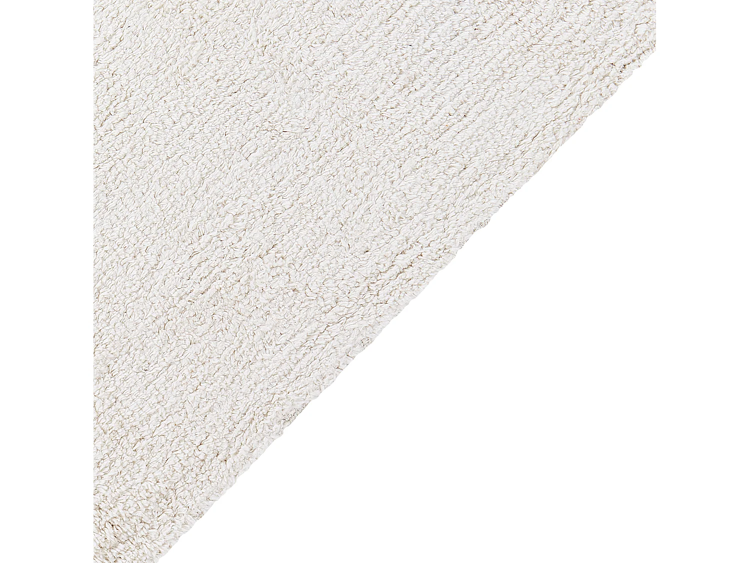 Tapis ASTAF Blanc cassé 140 x 200 cm Coton