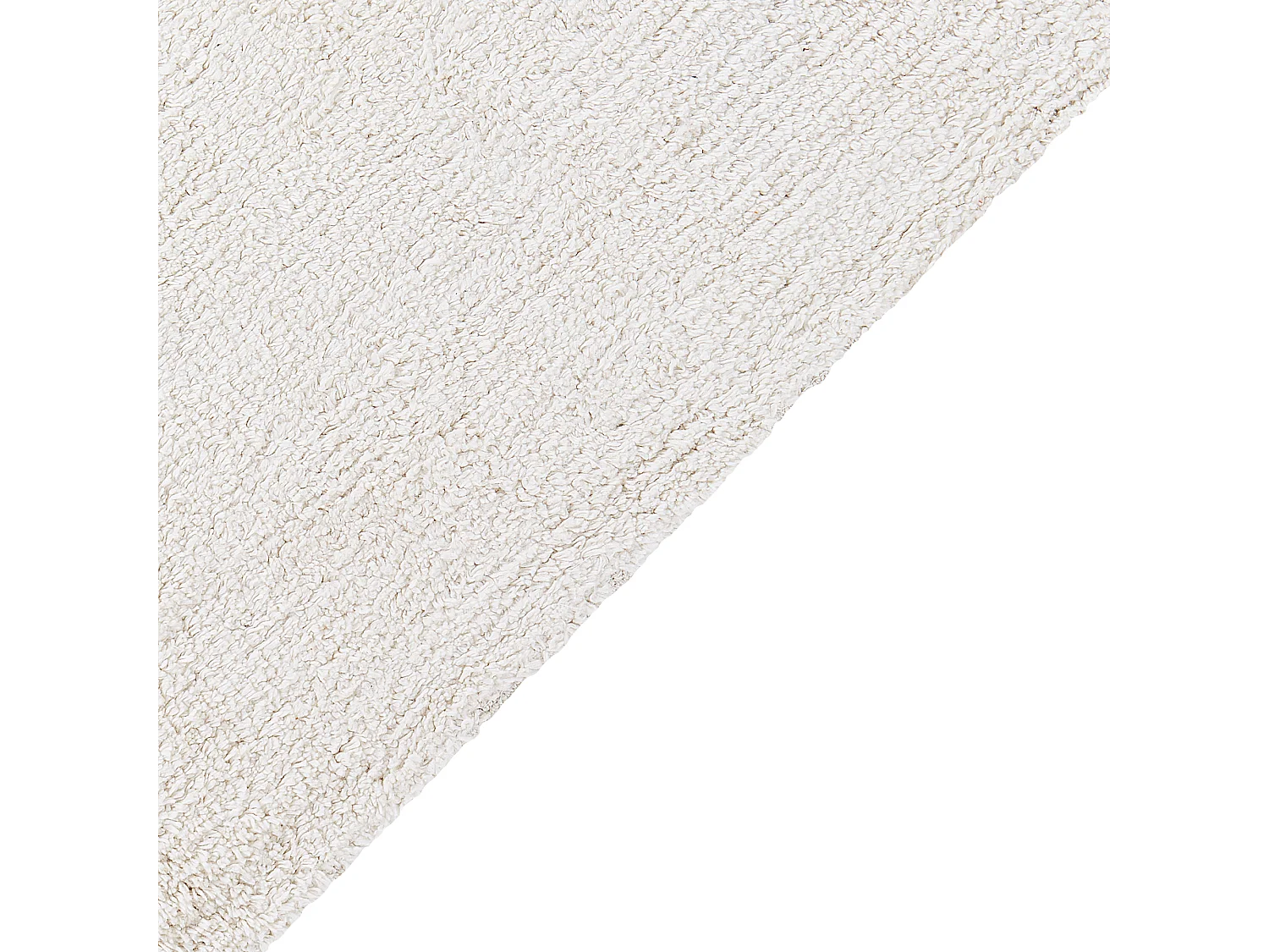 Tapis ASTAF Blanc cassé 140 x 200 cm Coton