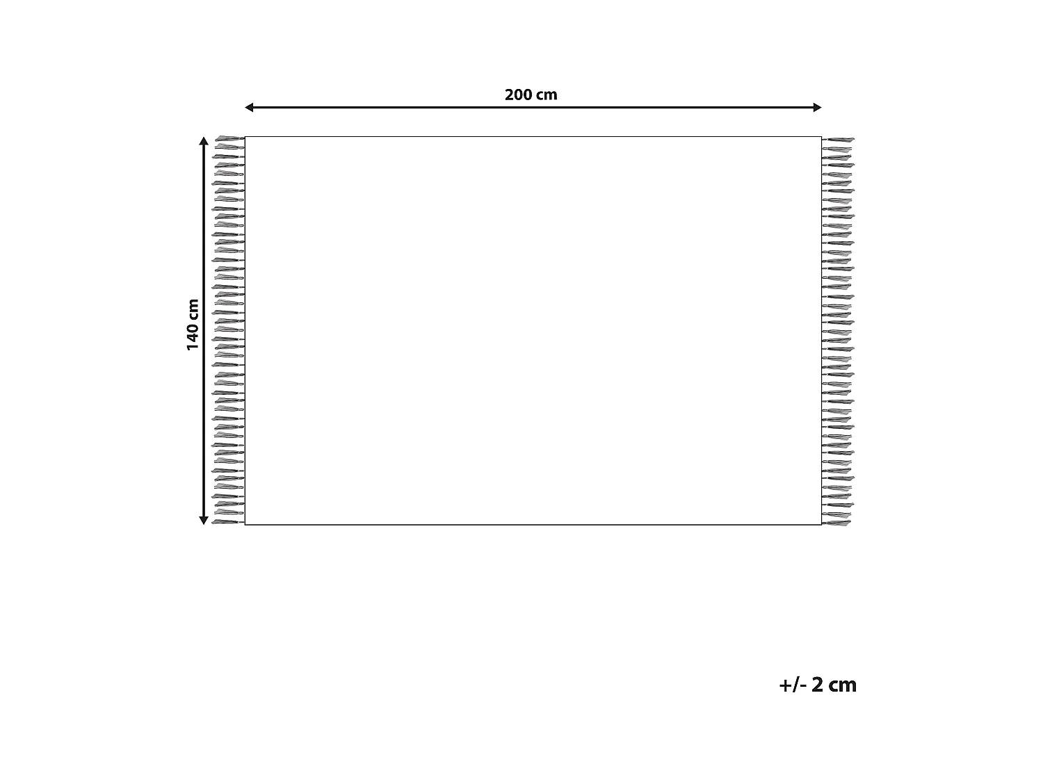 Tapis ASTAF Rouge clair 140 x 200 cm Coton