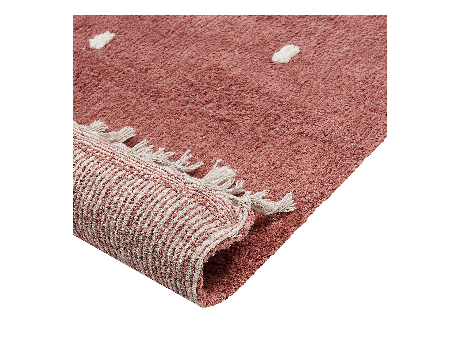 Tapis ASTAF Rouge clair 140 x 200 cm Coton