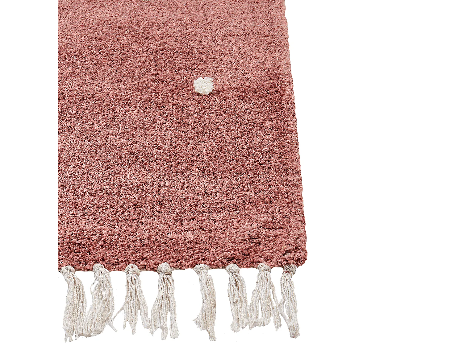 Tappeto cotone rosso chiaro 140 x 200 cm ASTAF