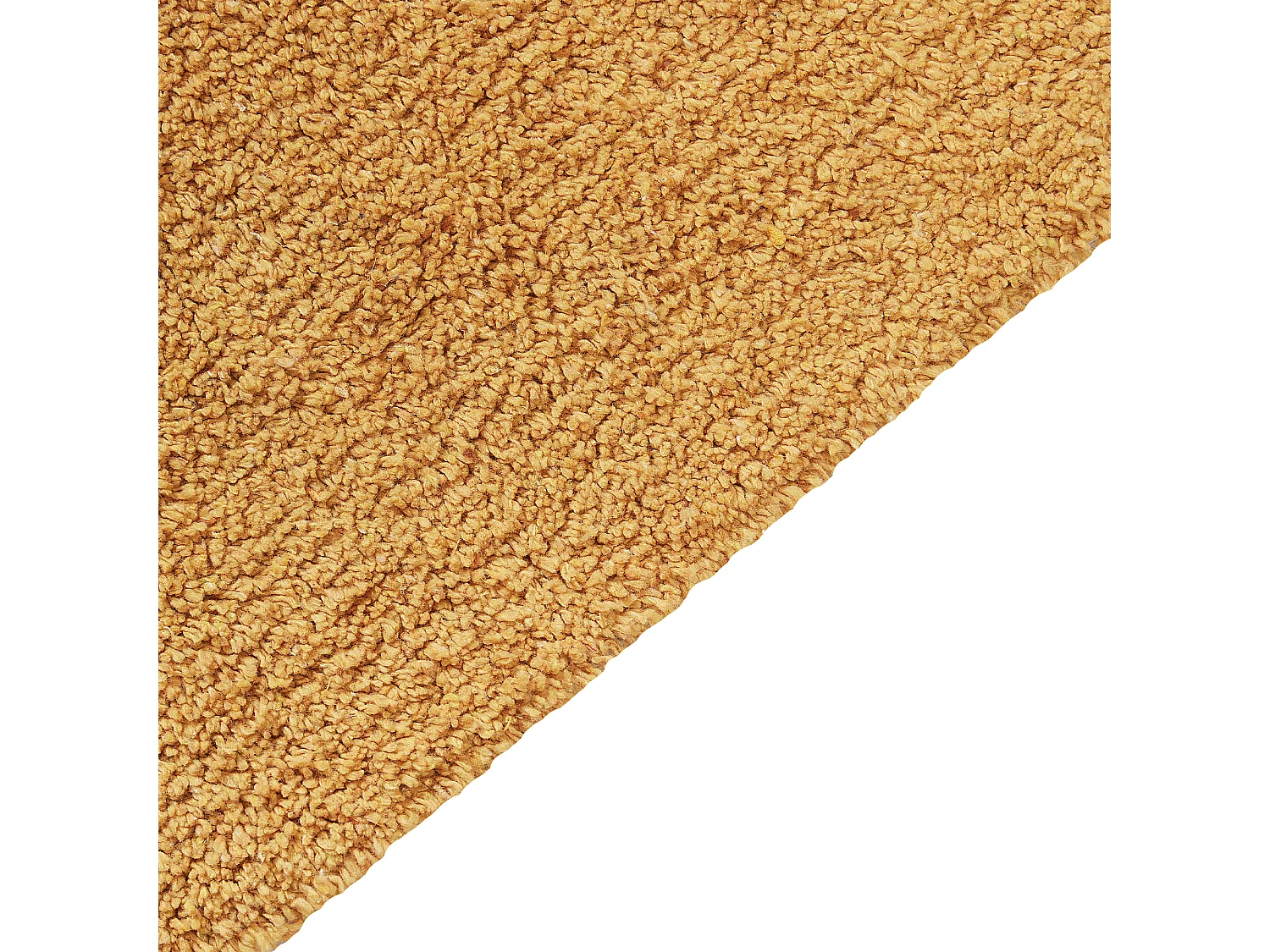 Tapis 140 x 200 cm en coton moutarde ASTAF