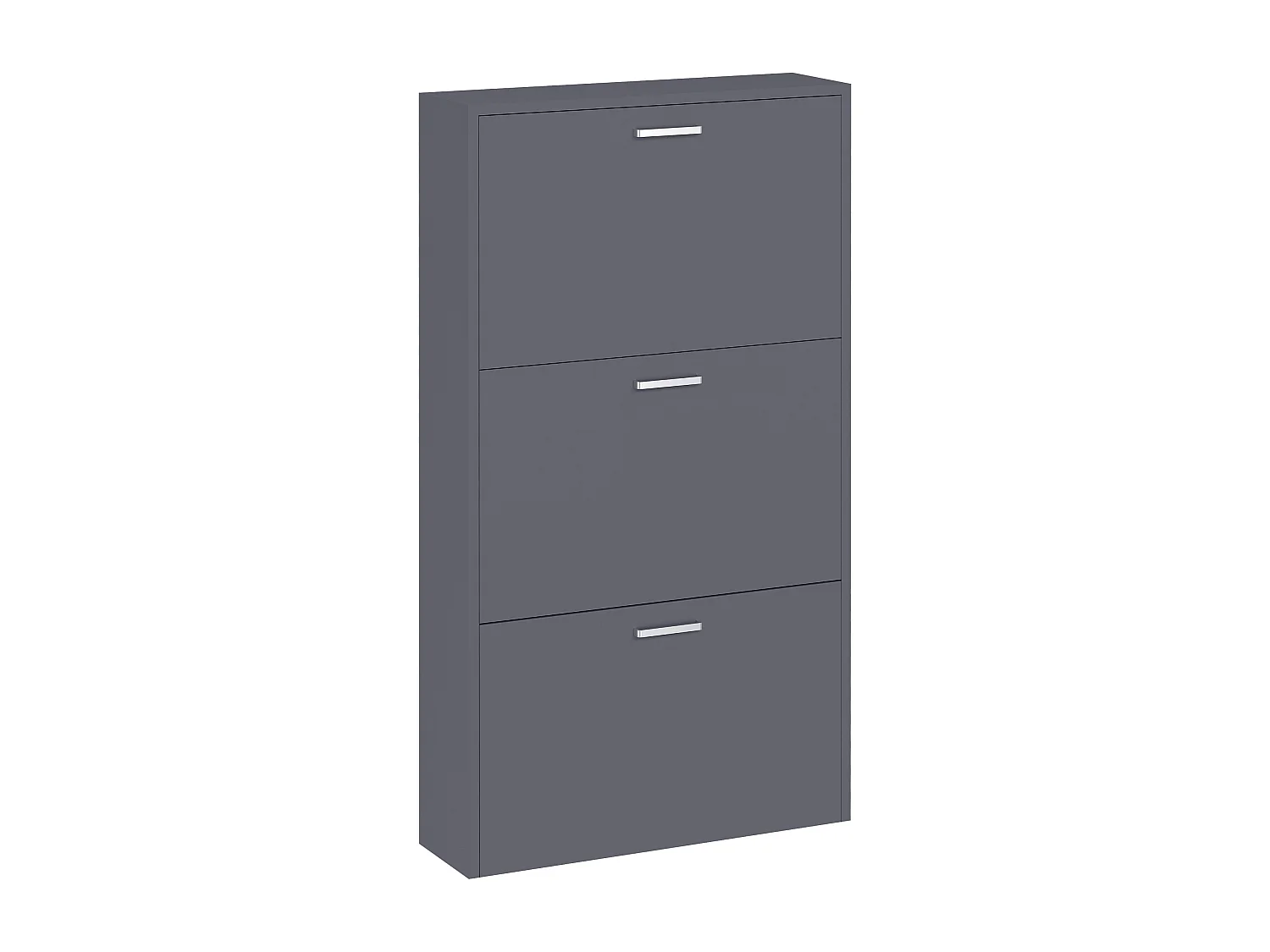 Shoe cabinet Sulos Anthracite H. 108 x W. 59 x D. 17 cm