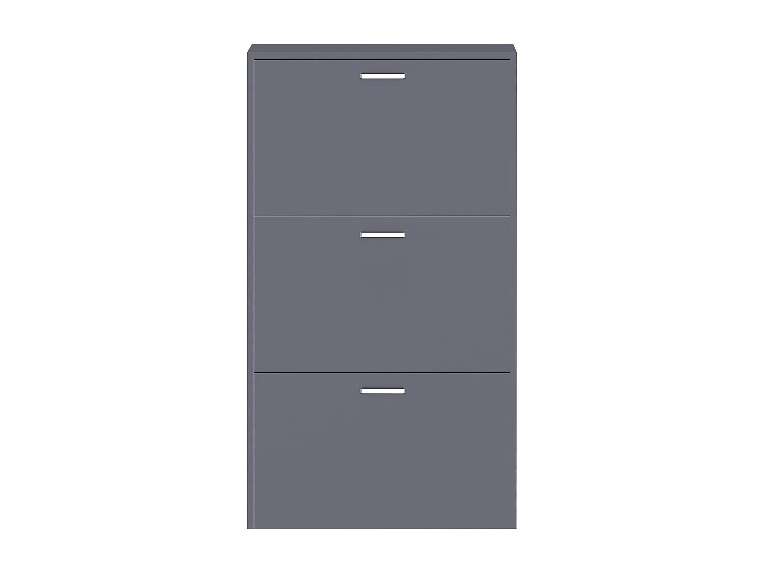 Shoe cabinet Sulos Anthracite H. 108 x W. 59 x D. 17 cm