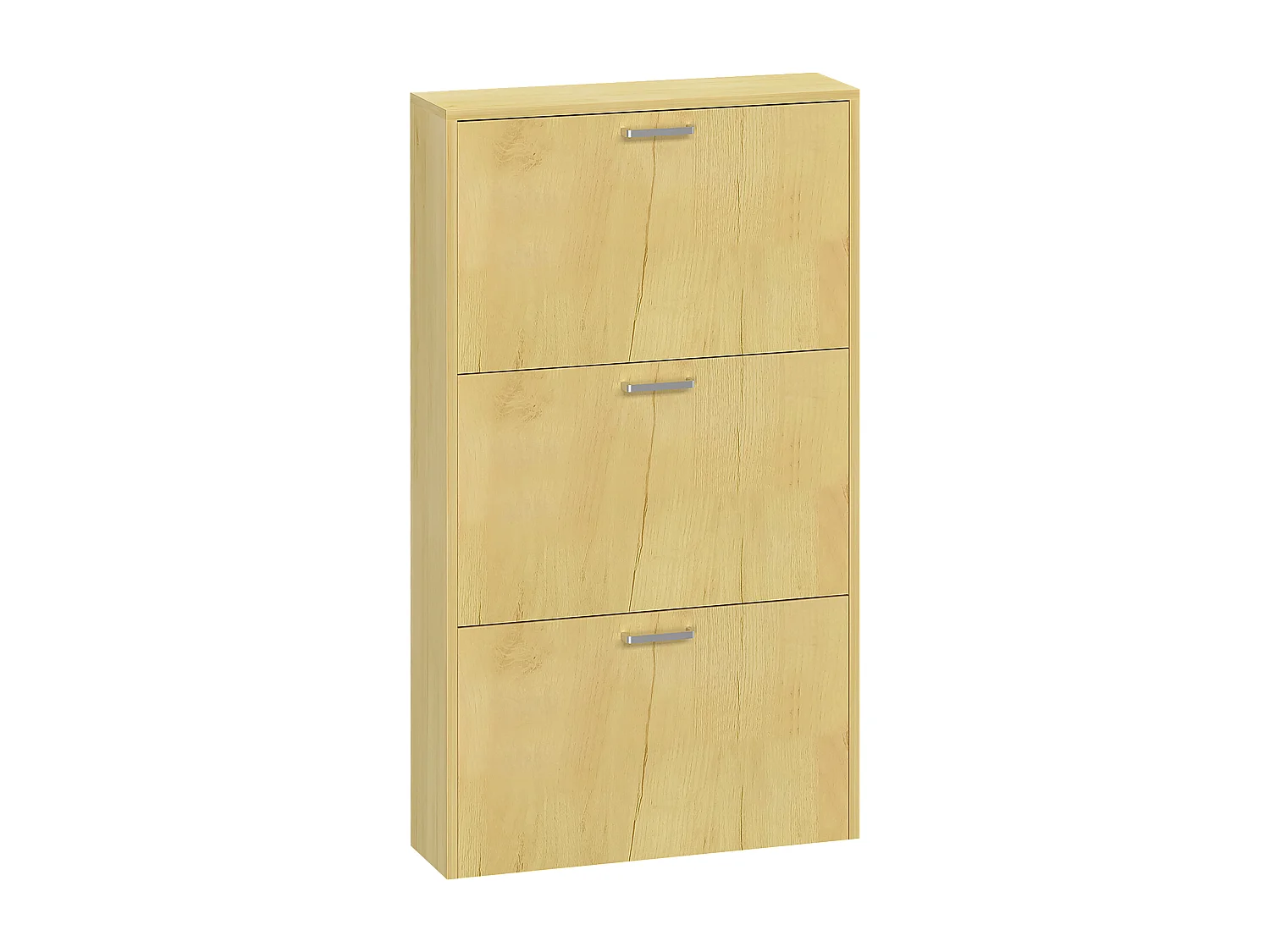 Shoe cabinet Sulos Honey oak H. 108 x W. 59 x D. 17 cm