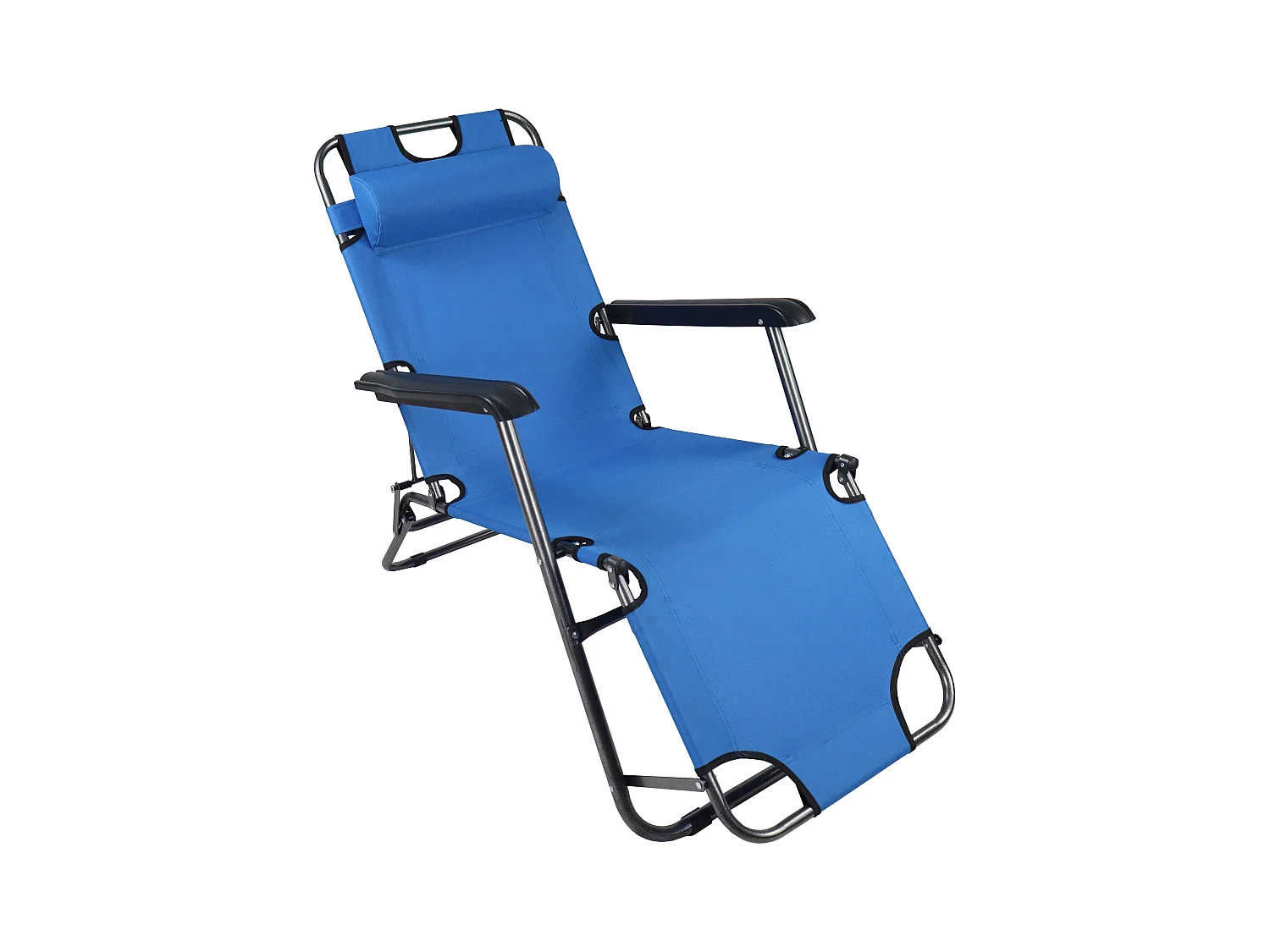 Sun lounger Maltosa Blue L. 153 x H. 27 x W. 60 cm
