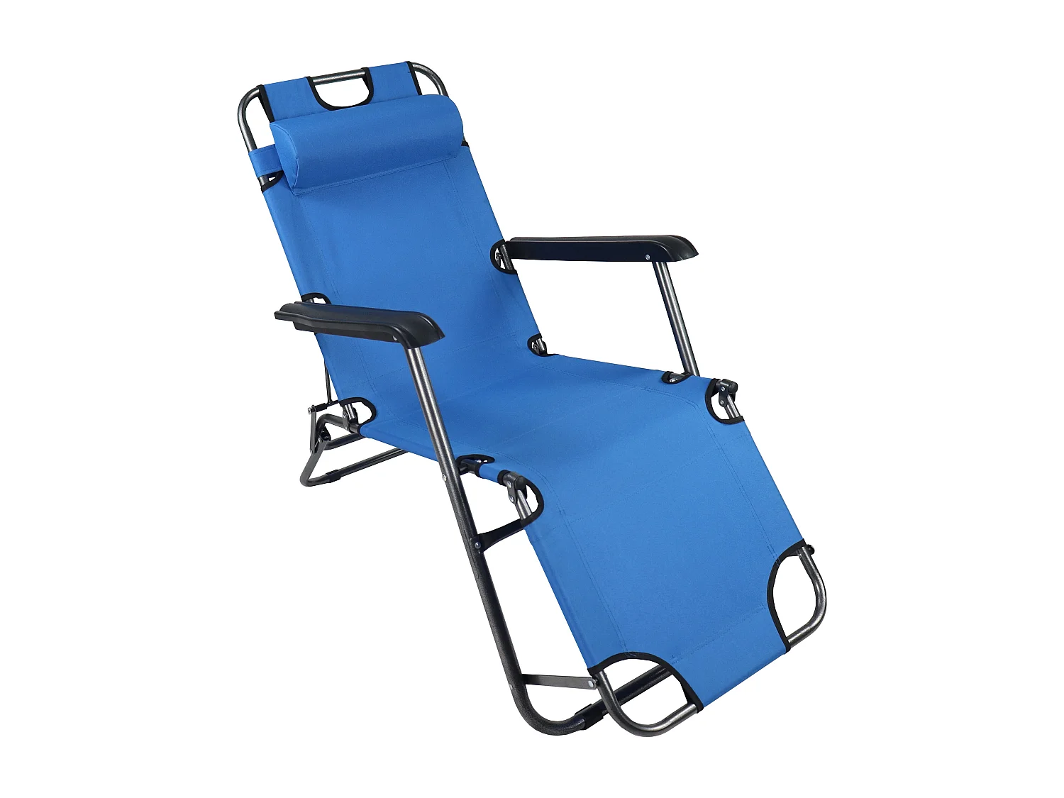 Sun lounger Maltosa Blue L. 153 x H. 27 x W. 60 cm