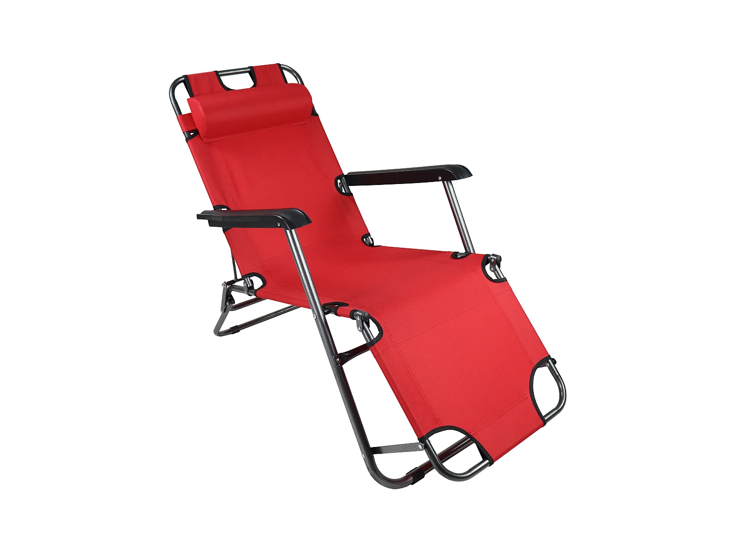 Sun lounger Maltosa Red L. 153 x H. 27 x W. 60 cm