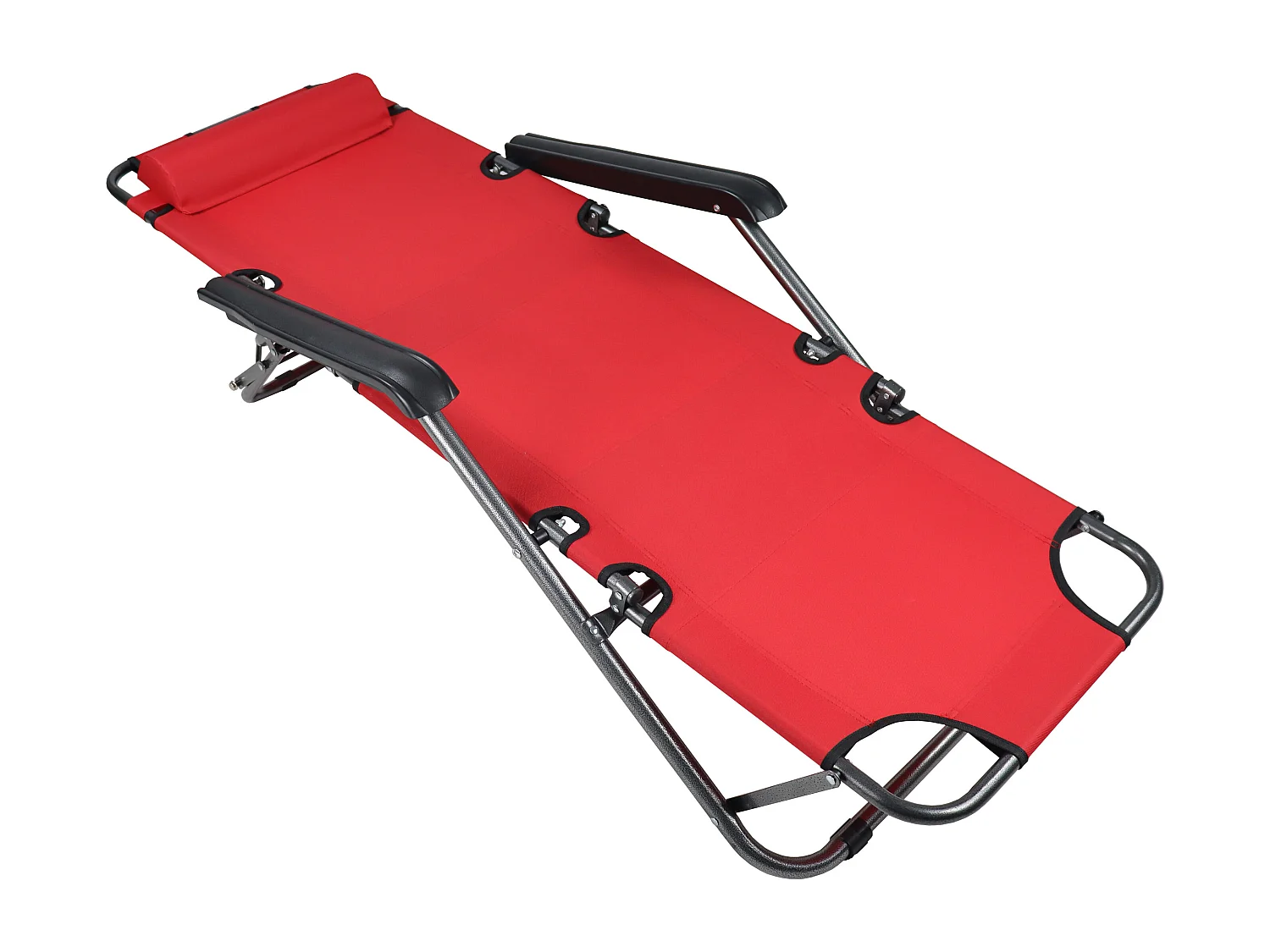 Sun lounger Maltosa Red L. 153 x H. 27 x W. 60 cm