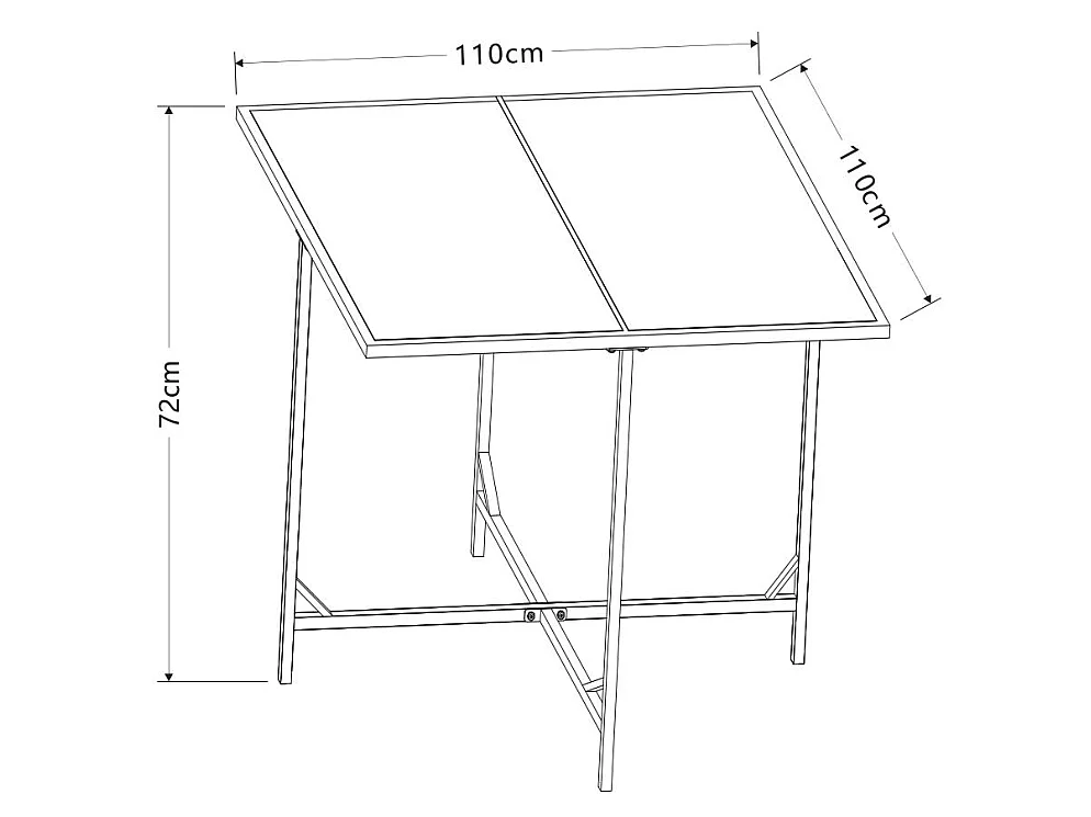 Tavolo da giardino Ratten tavolo da balcone Raloso
