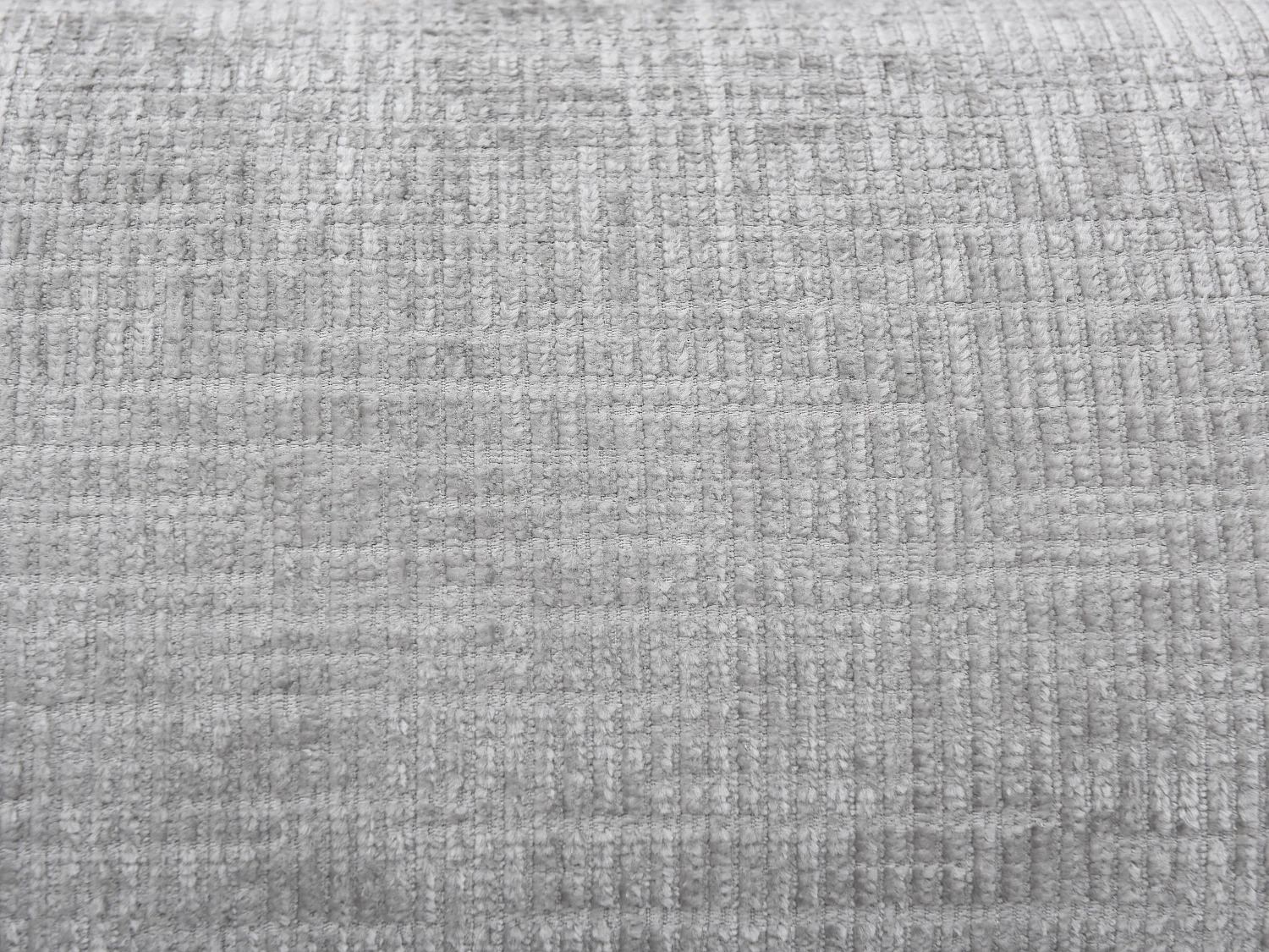 Canapé d'angle droit convertible en tissu texturé gris SURDELI