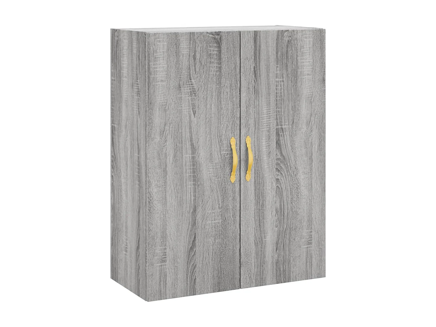 Highboard,Kommode Grau Sonoma 69,5x34x180 cm Holzwerkstoff -gkd434417