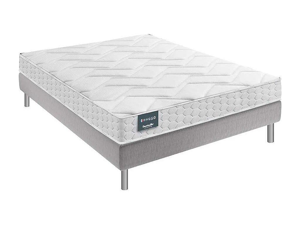 Ensemble Dunlopillo OASIS Sommier Confort Ferme 90x190
