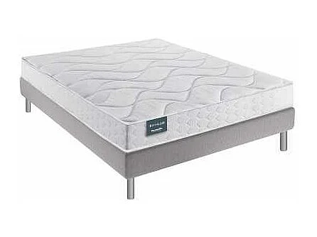 Ensemble Dunlopillo FLORAL Sommier Confort Ferme 120x190