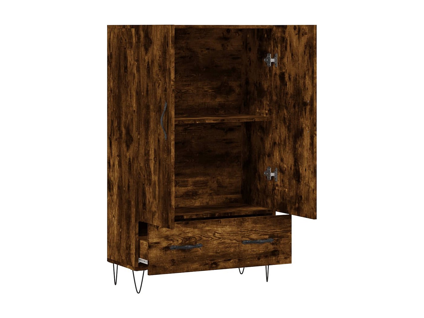 Credenza alta in rovere Sonoma 69,5x31x115 cm in multistrato