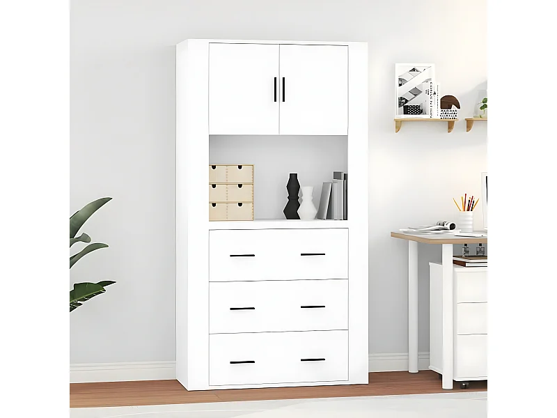 Highboard,Kommode Weiß Holzwerkstoff -gkd529919