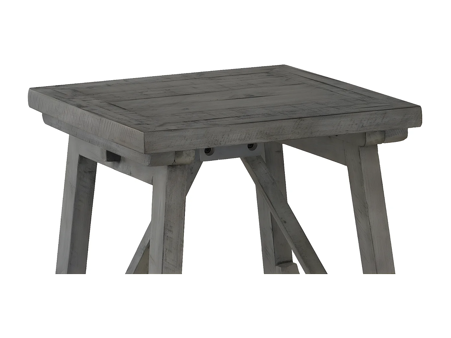 Table de chevet Bois Gris - Cidalie Décoration d'Autrefois