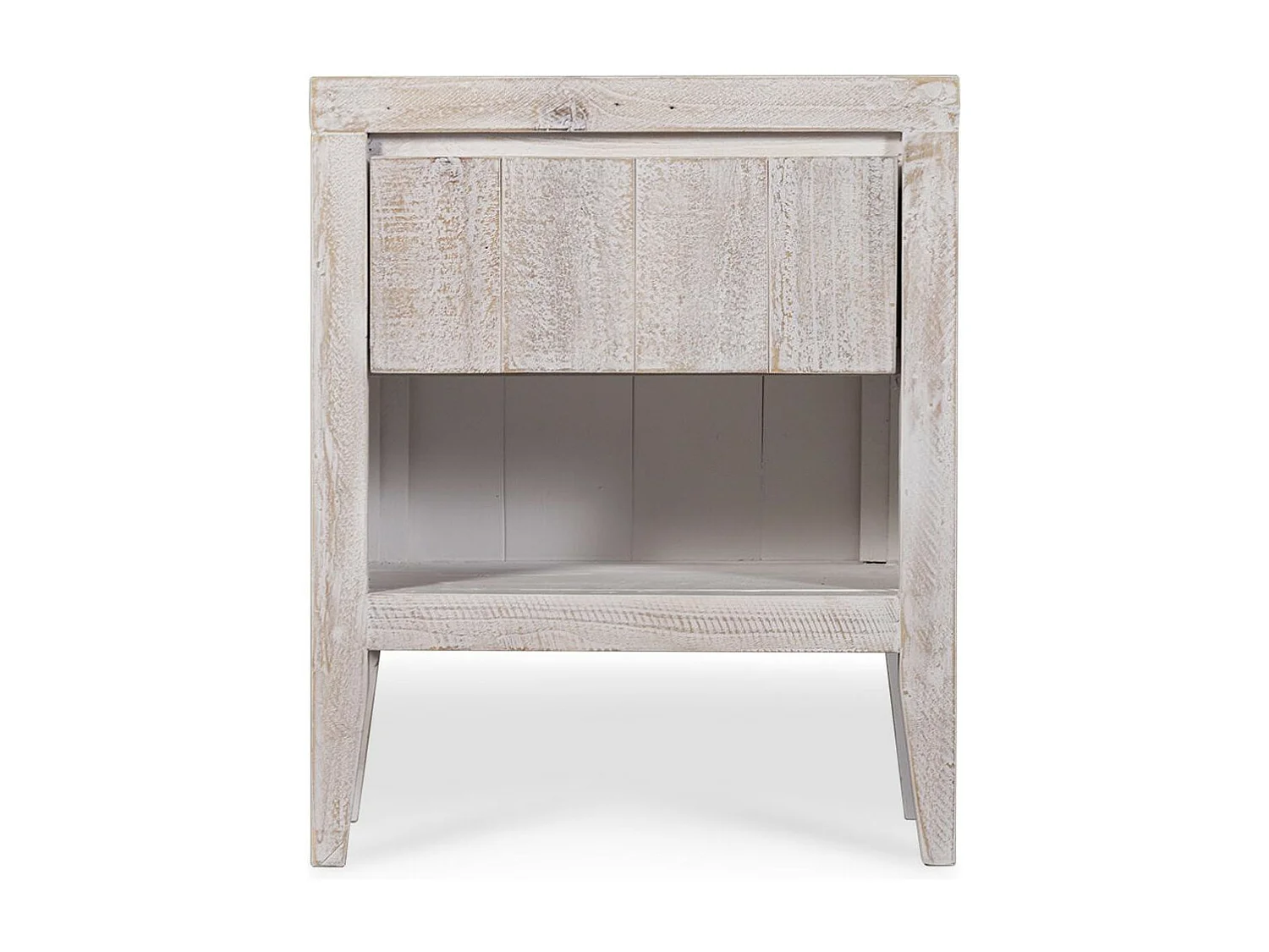 Table de chevet Bois Gris - Cadélia Décoration d'Autrefois