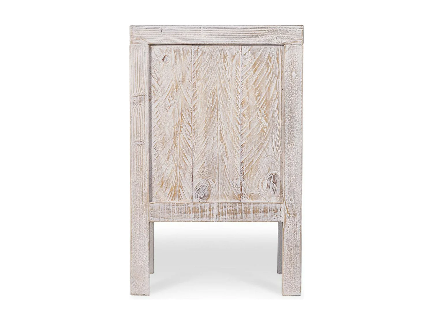 Table de chevet Bois Gris - Cadélia Décoration d'Autrefois