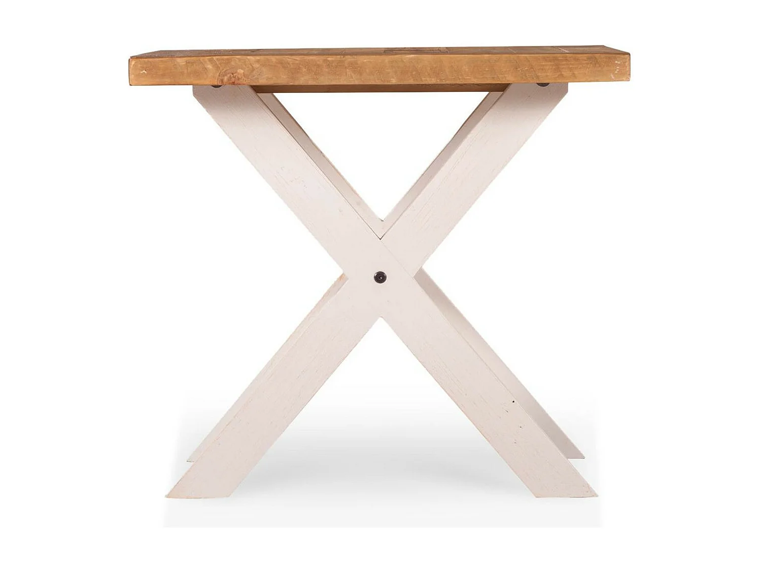 Table de chevet Bois Blanc - Bréanna Décoration d'Autrefois