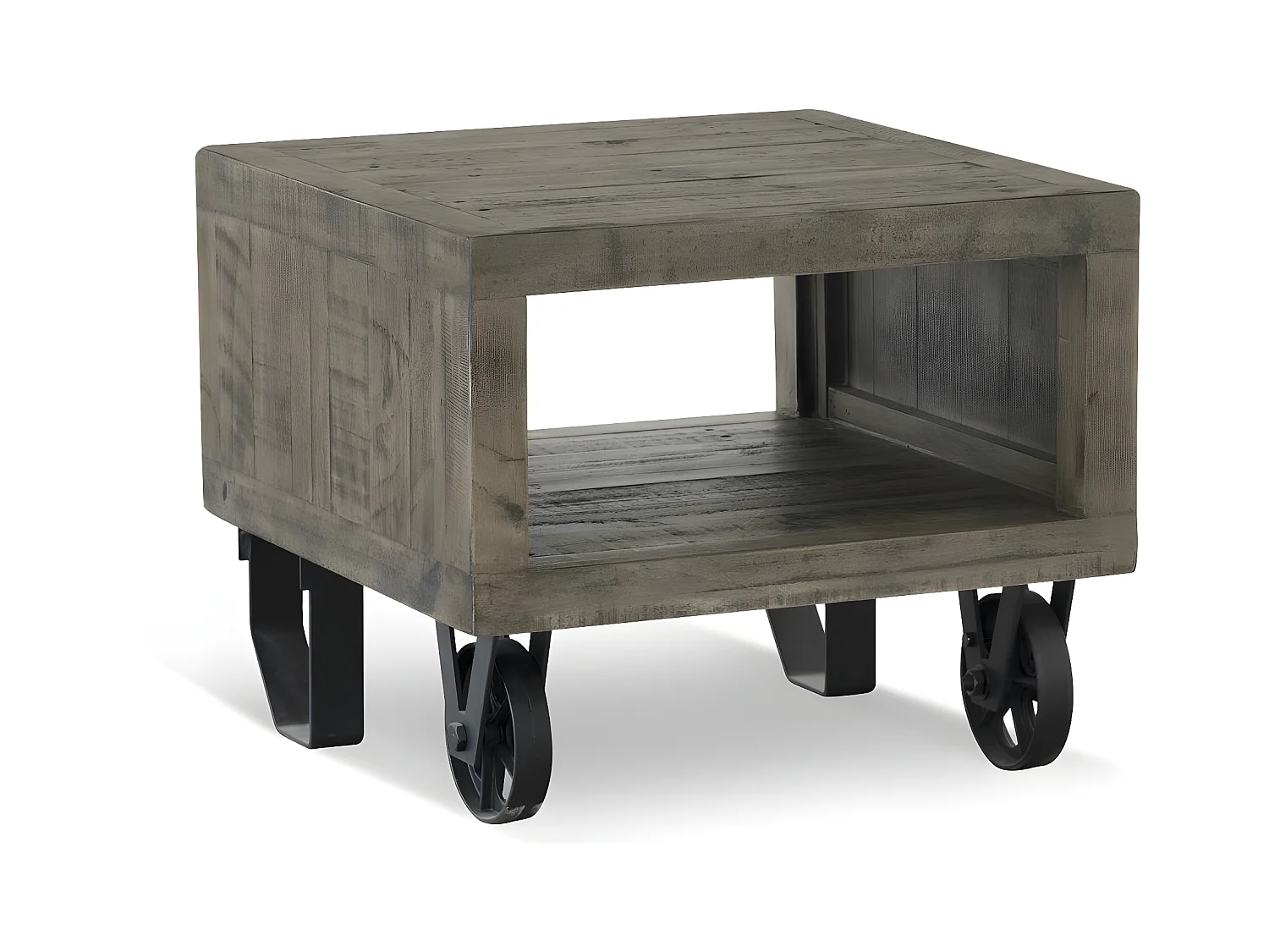 Table de chevet Bois Marron - Sidéline Décoration d'Autrefois