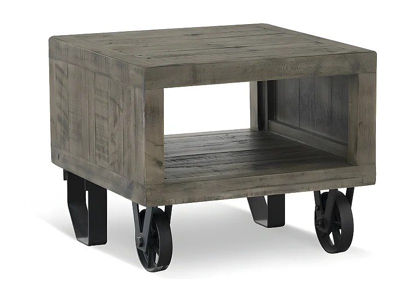 Table de chevet Bois Marron - Sidéline Décoration d'Autrefois