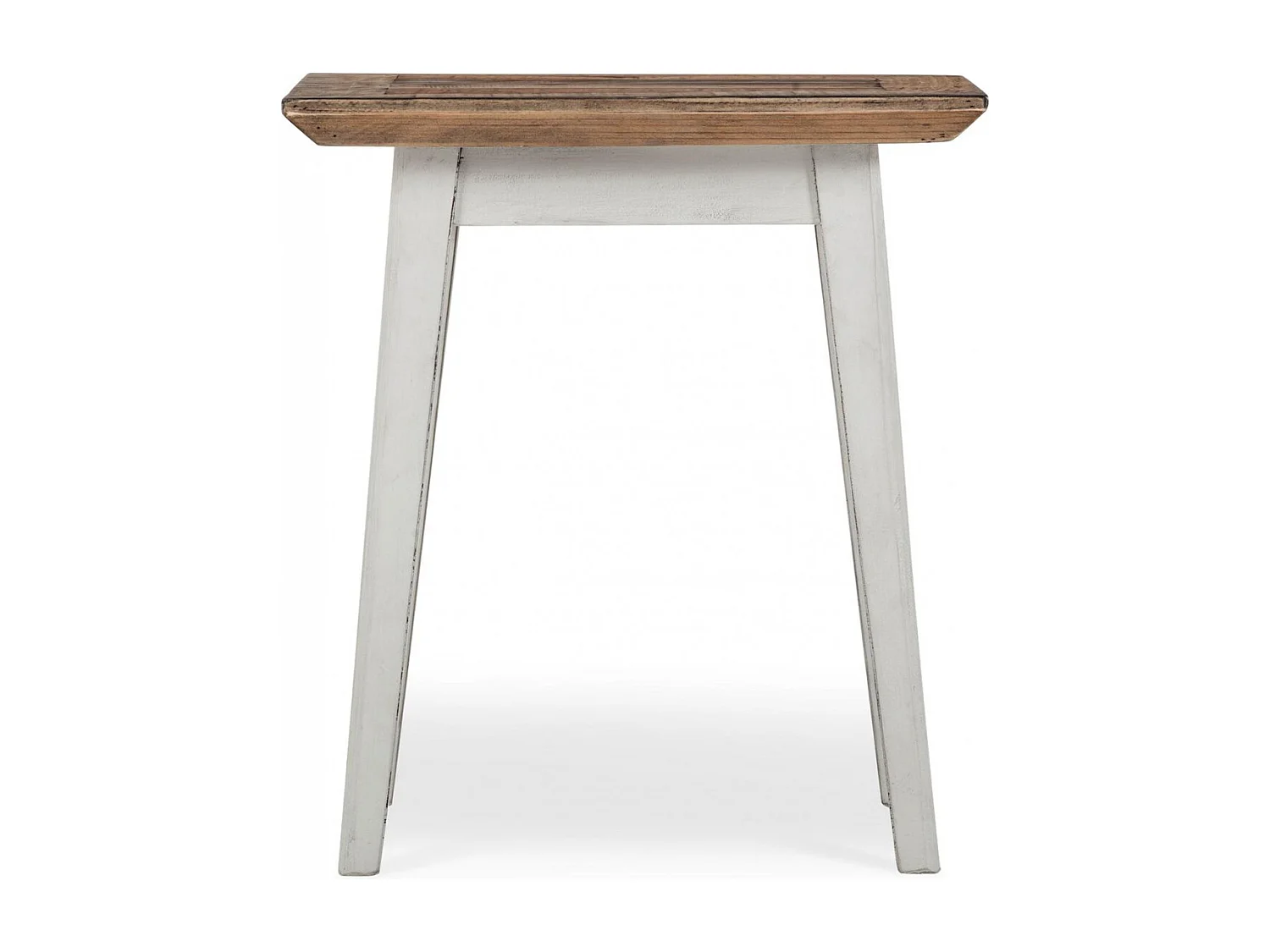 Table de chevet Bois Blanc - Nastasie Décoration d'Autrefois