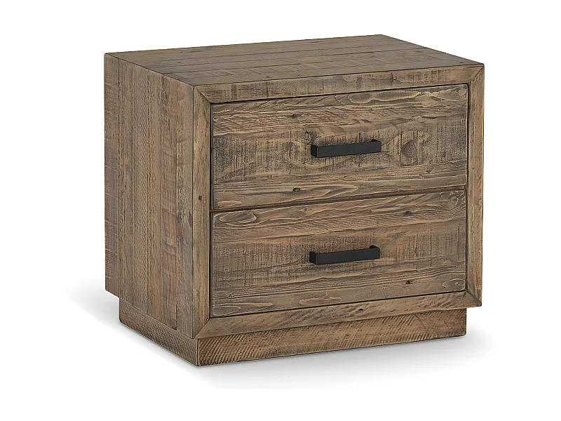 Table de chevet Bois Marron - Décoration d'Autrefois