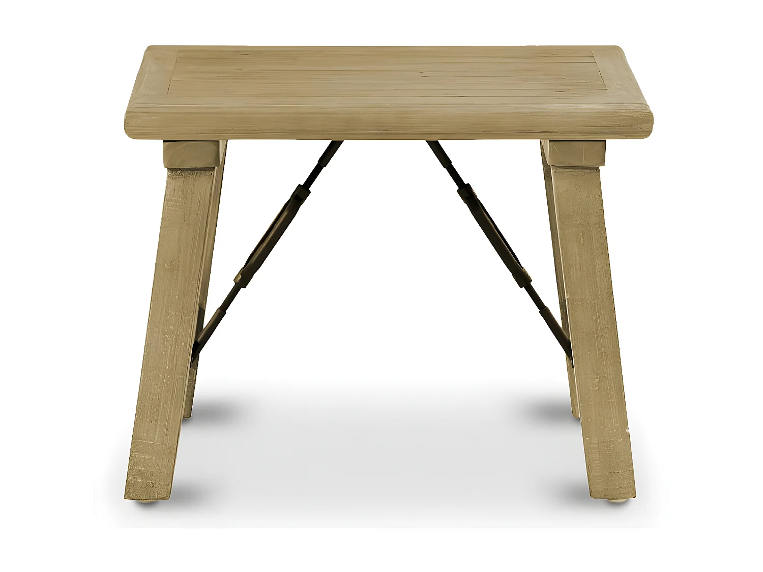 Table de chevet Bois Marron - Odénie Décoration d'Autrefois