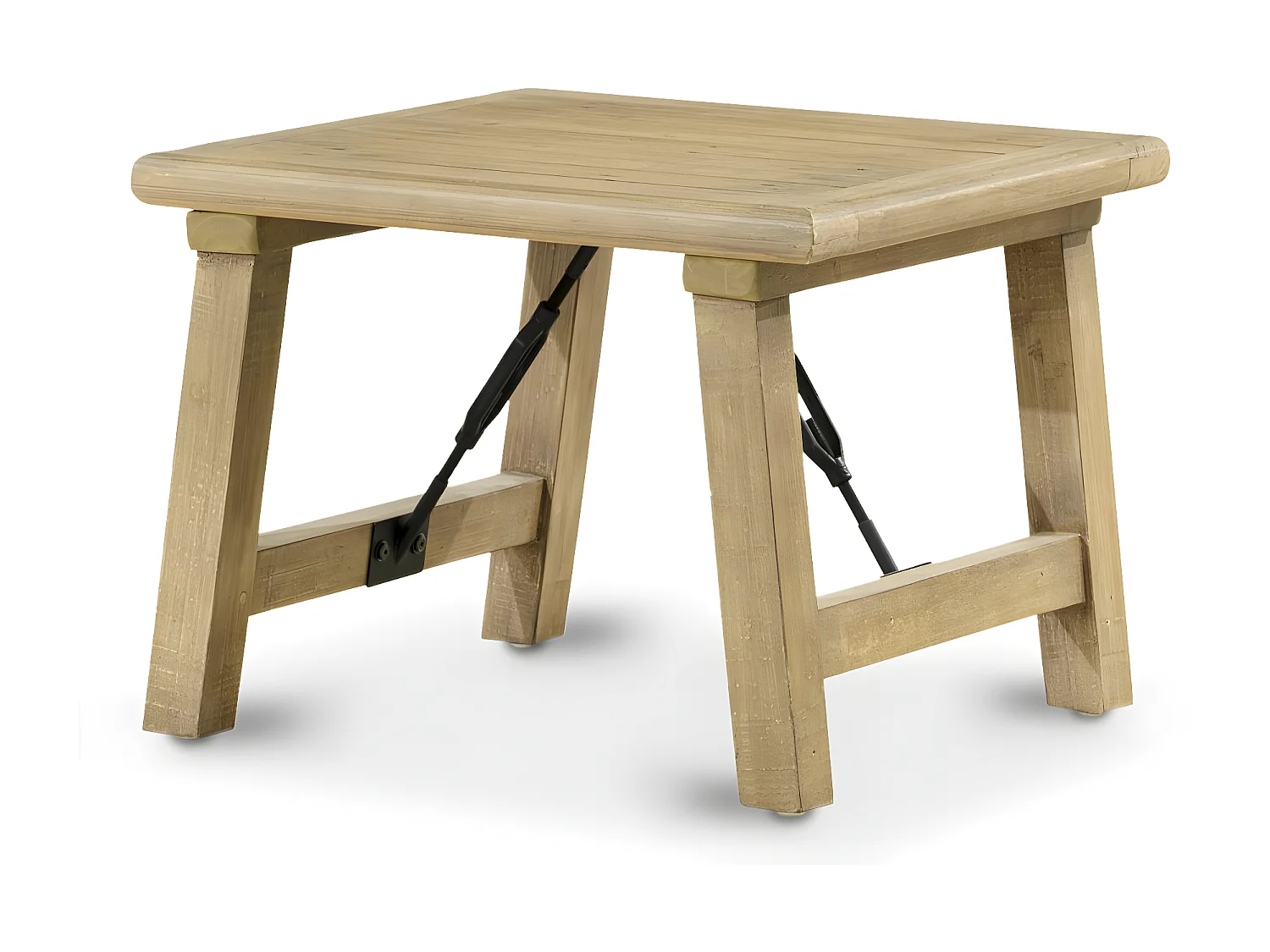 Table de chevet Bois Marron - Odénie Décoration d'Autrefois