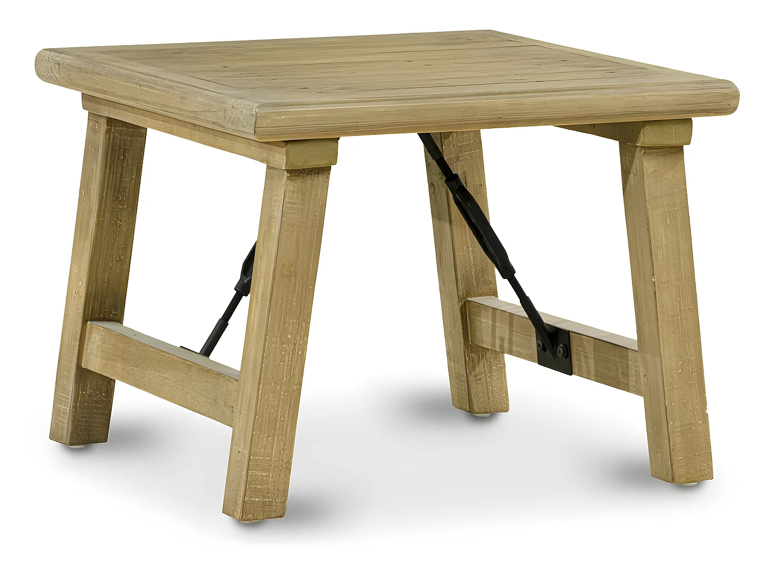 Table de chevet Bois Marron - Odénie Décoration d'Autrefois
