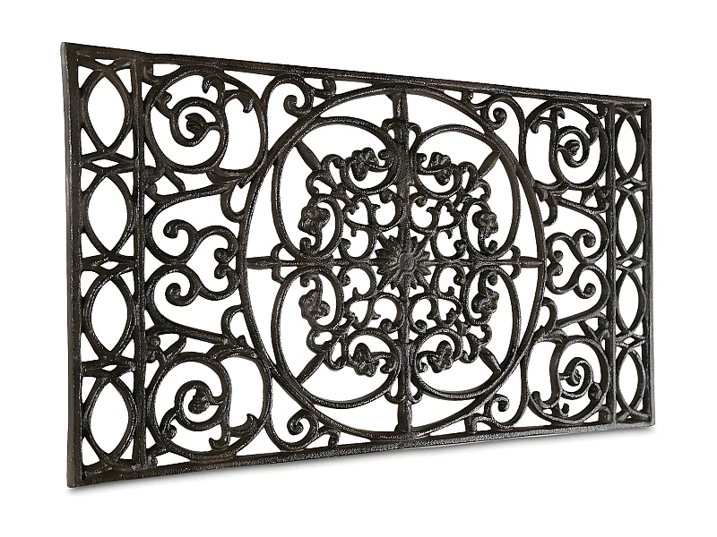 Paillasson rectangulaire fonte Fonte Marron - Décoration d'Autrefois