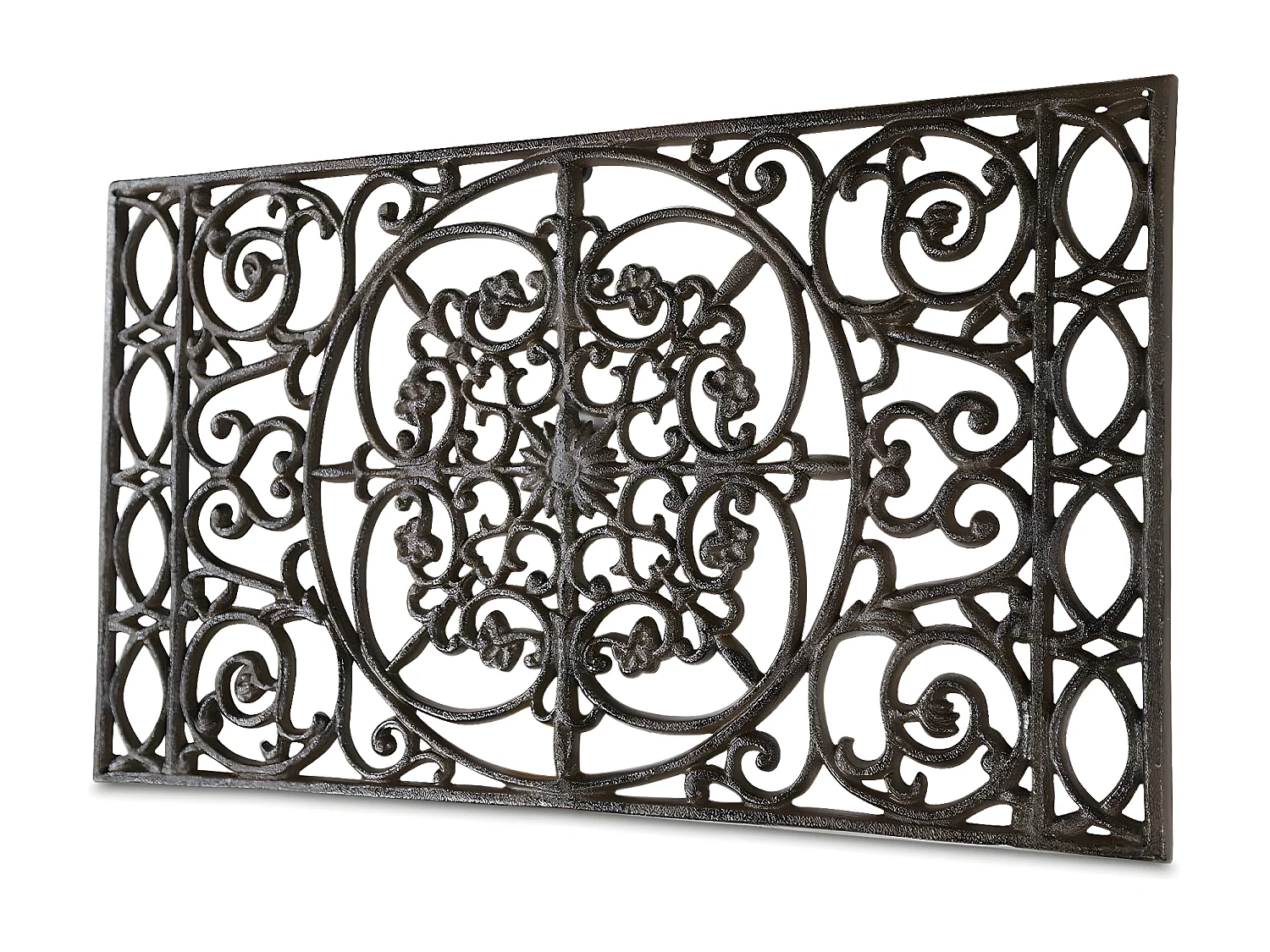 Paillasson rectangulaire fonte Fonte Marron - Décoration d'Autrefois