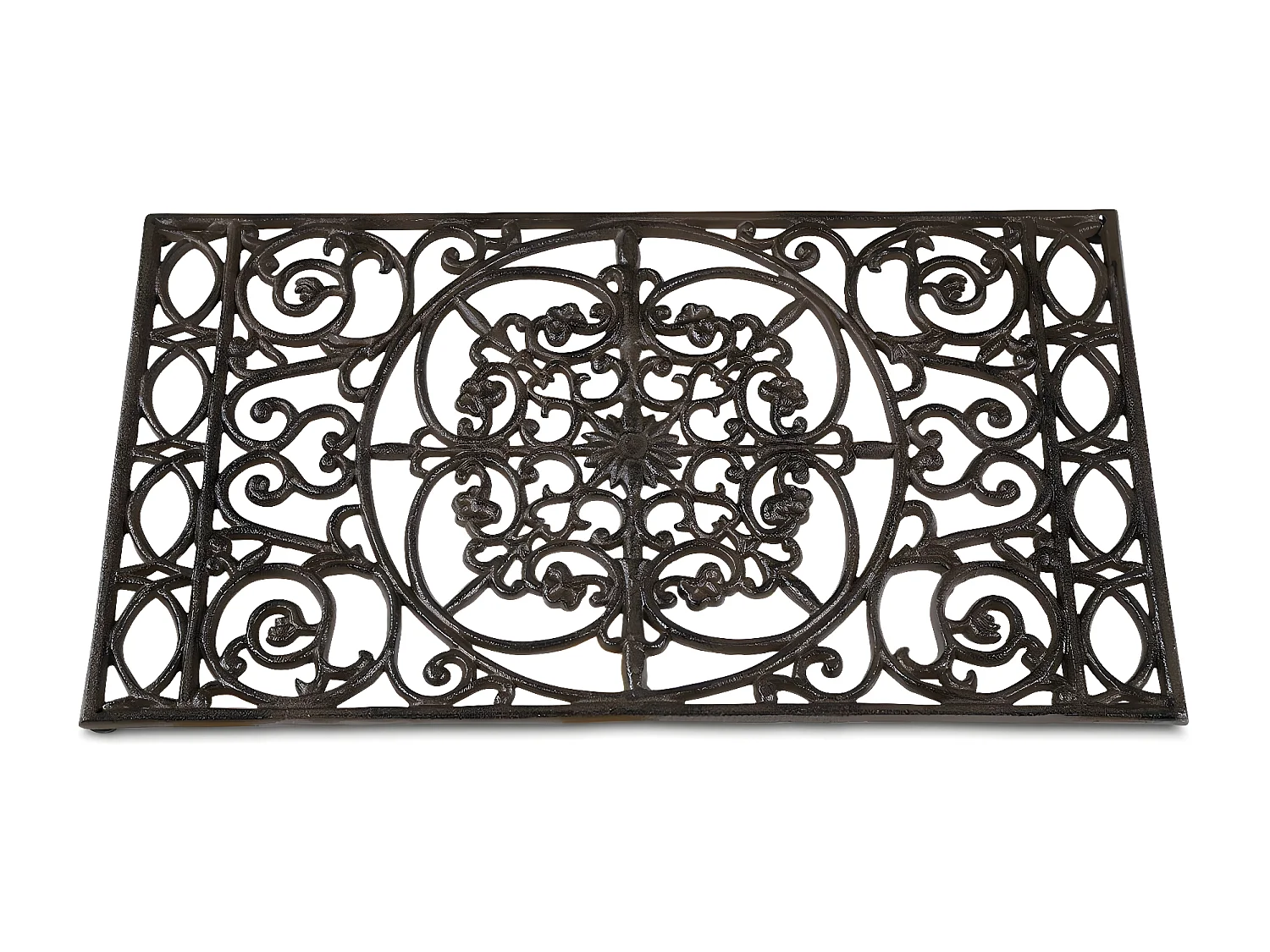 Paillasson rectangulaire fonte Fonte Marron - Décoration d'Autrefois