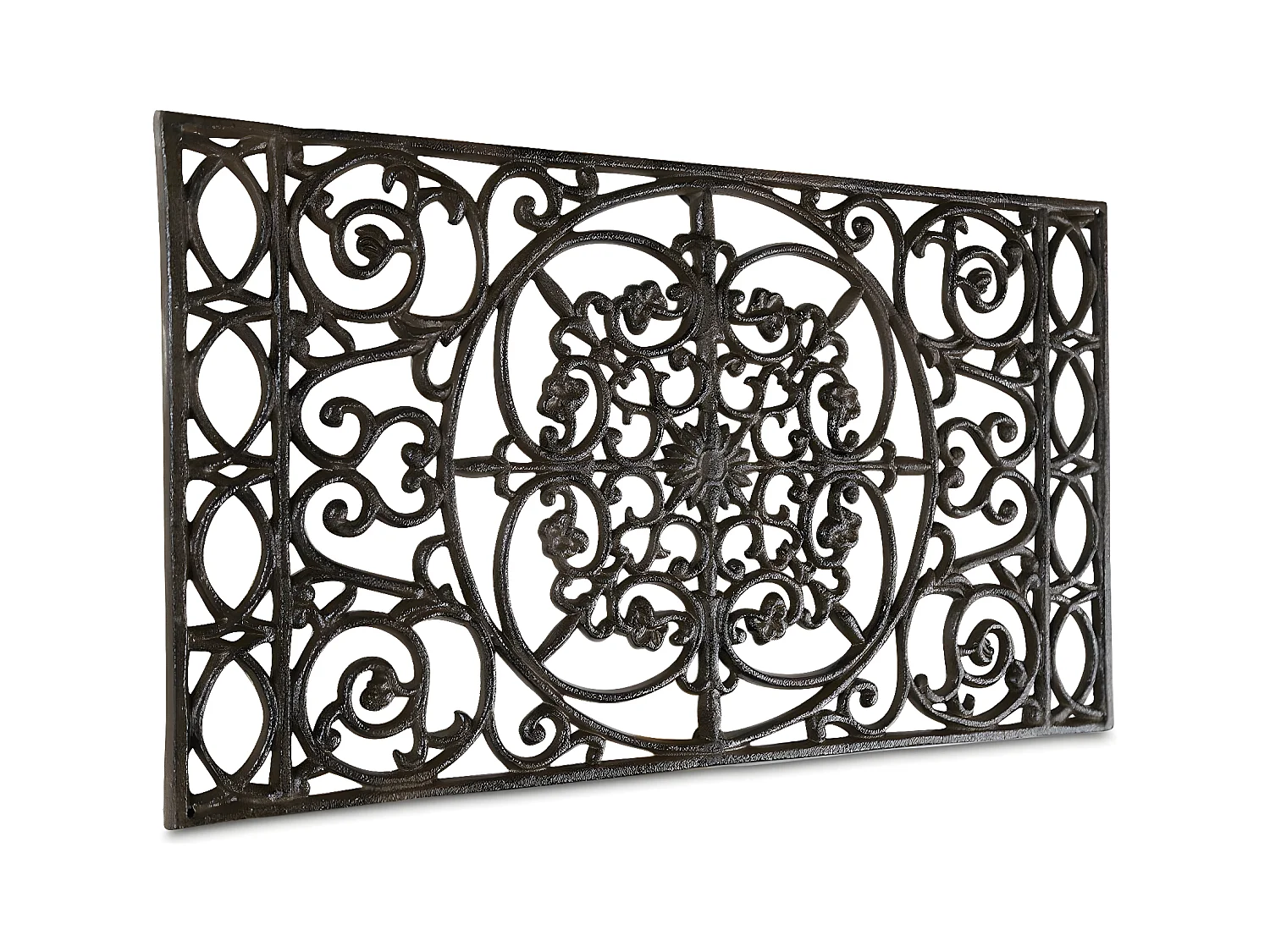 Paillasson rectangulaire fonte Fonte Marron - Décoration d'Autrefois