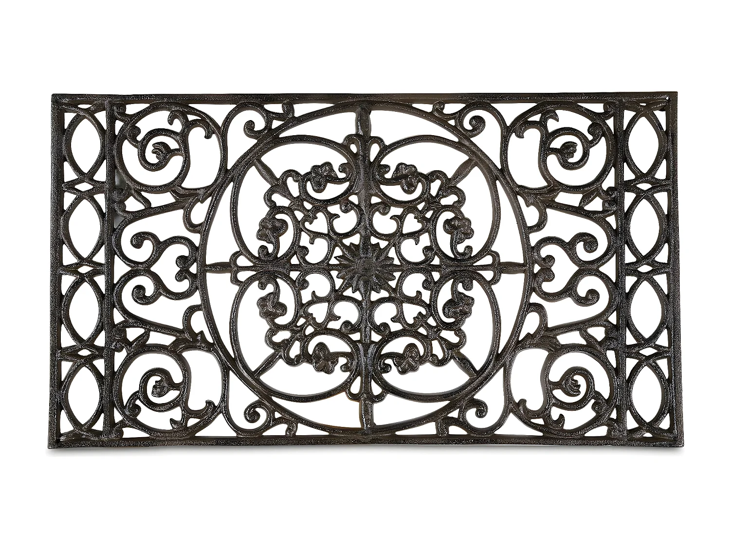 Paillasson rectangulaire fonte Fonte Marron - Décoration d'Autrefois