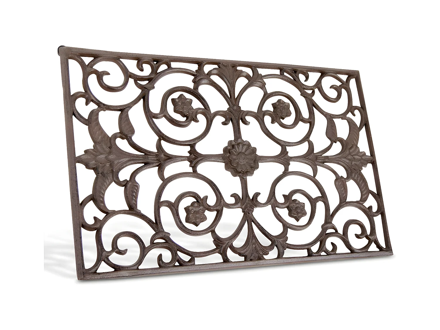 Paillasson rectangulaire fonte Fonte Marron - Décoration d'Autrefois