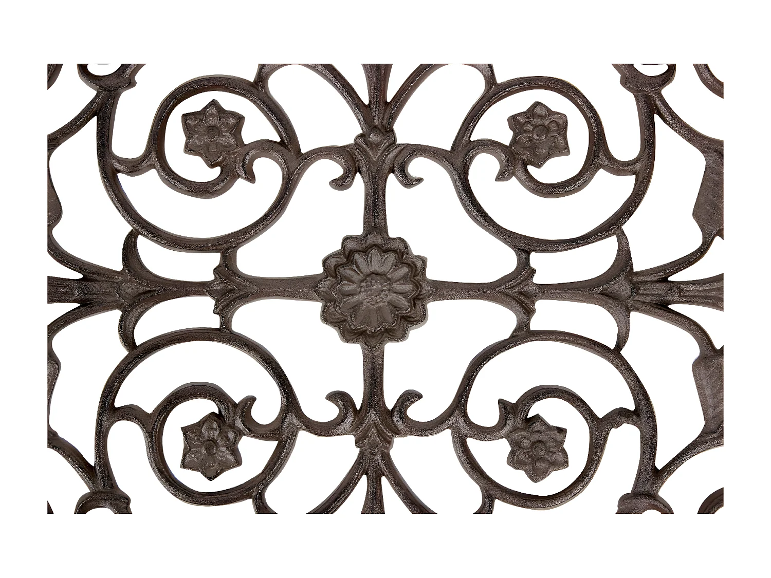 Paillasson rectangulaire fonte Fonte Marron - Décoration d'Autrefois