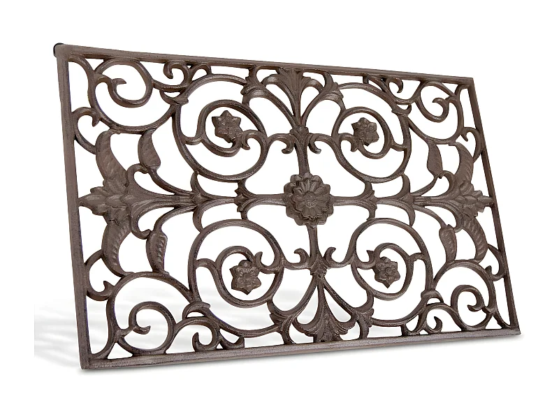 Paillasson rectangulaire fonte Fonte Marron - Décoration d'Autrefois