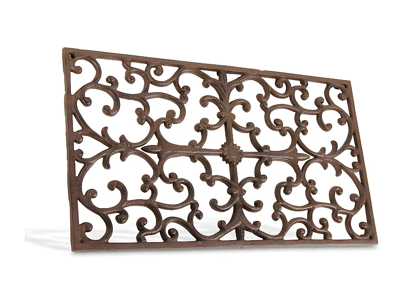 Paillasson rectangulaire fonte Fonte Marron - Décoration d'Autrefois