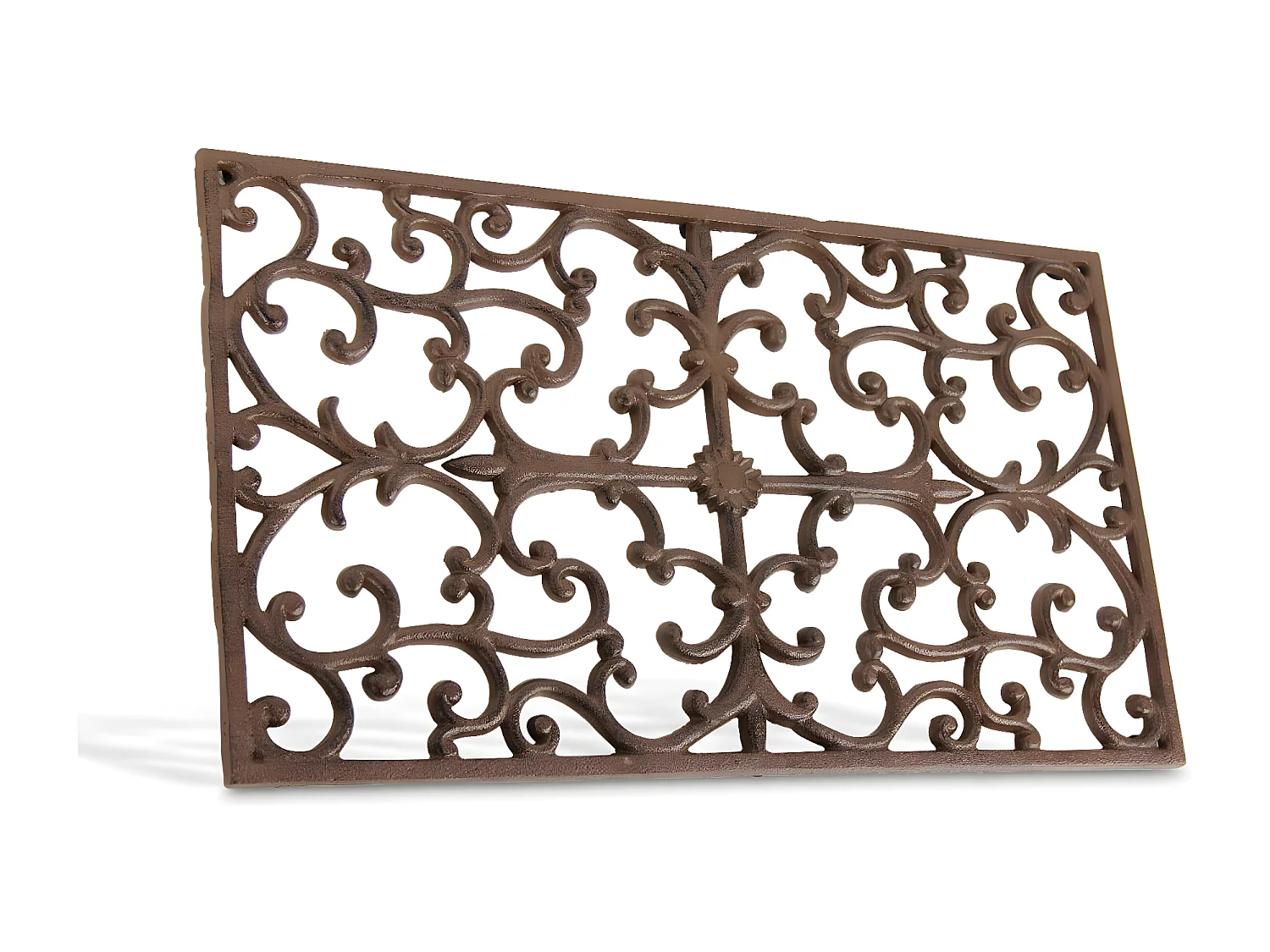 Paillasson rectangulaire fonte Fonte Marron - Décoration d'Autrefois