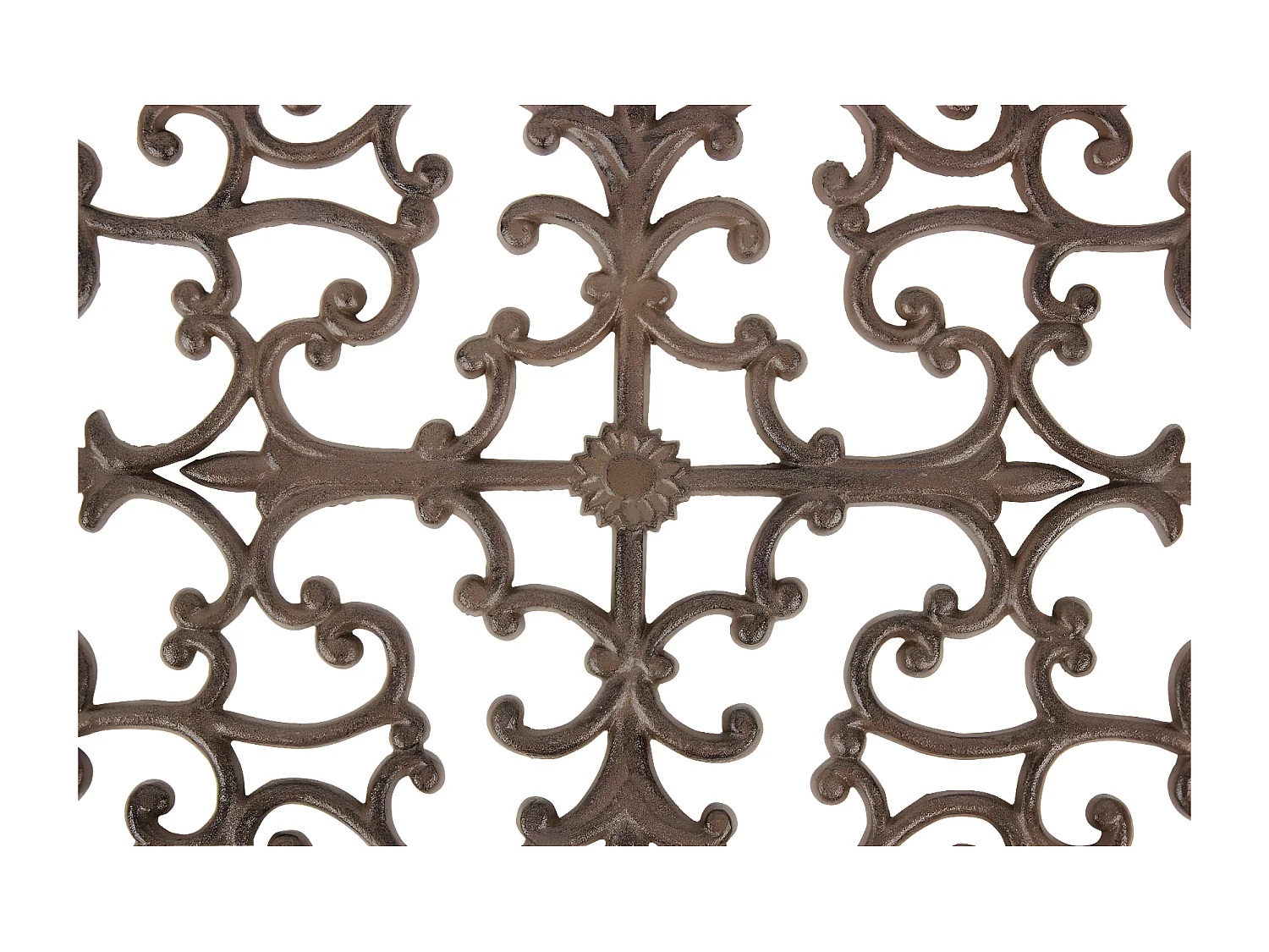 Paillasson rectangulaire fonte Fonte Marron - Décoration d'Autrefois