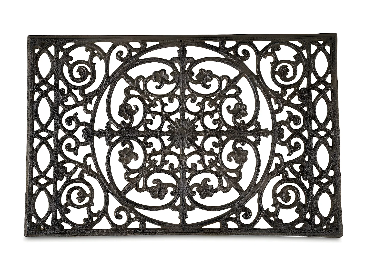 Paillasson rectangulaire fonte Fonte Marron - Décoration d'Autrefois