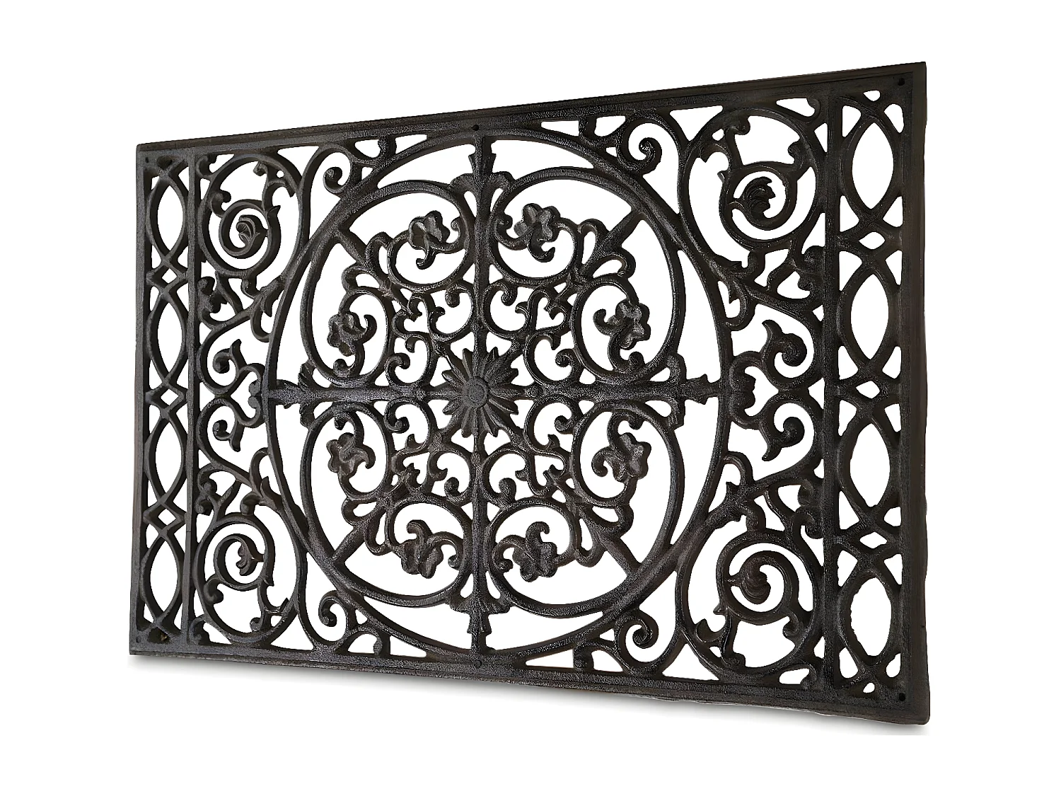 Paillasson rectangulaire fonte Fonte Marron - Décoration d'Autrefois