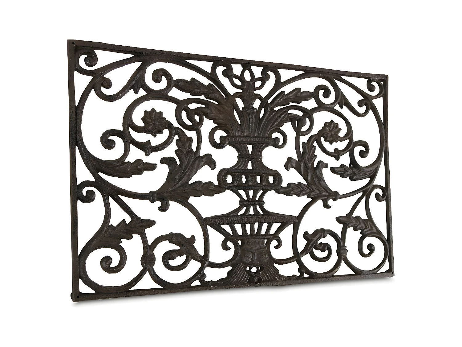 Paillasson rectangulaire fonte Fonte Marron - Décoration d'Autrefois