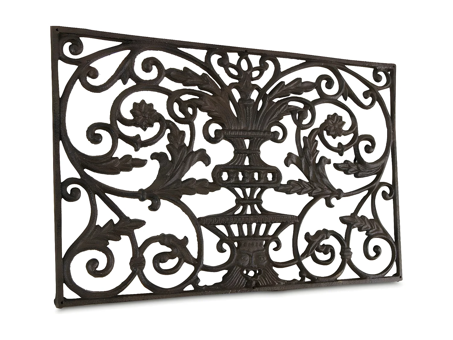 Paillasson rectangulaire fonte Fonte Marron - Décoration d'Autrefois