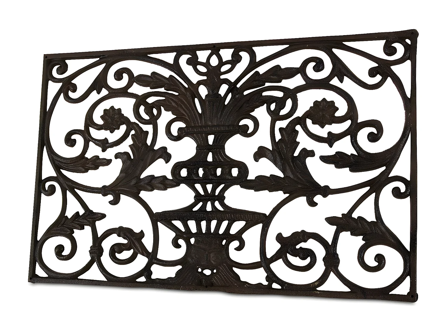 Paillasson rectangulaire fonte Fonte Marron - Décoration d'Autrefois